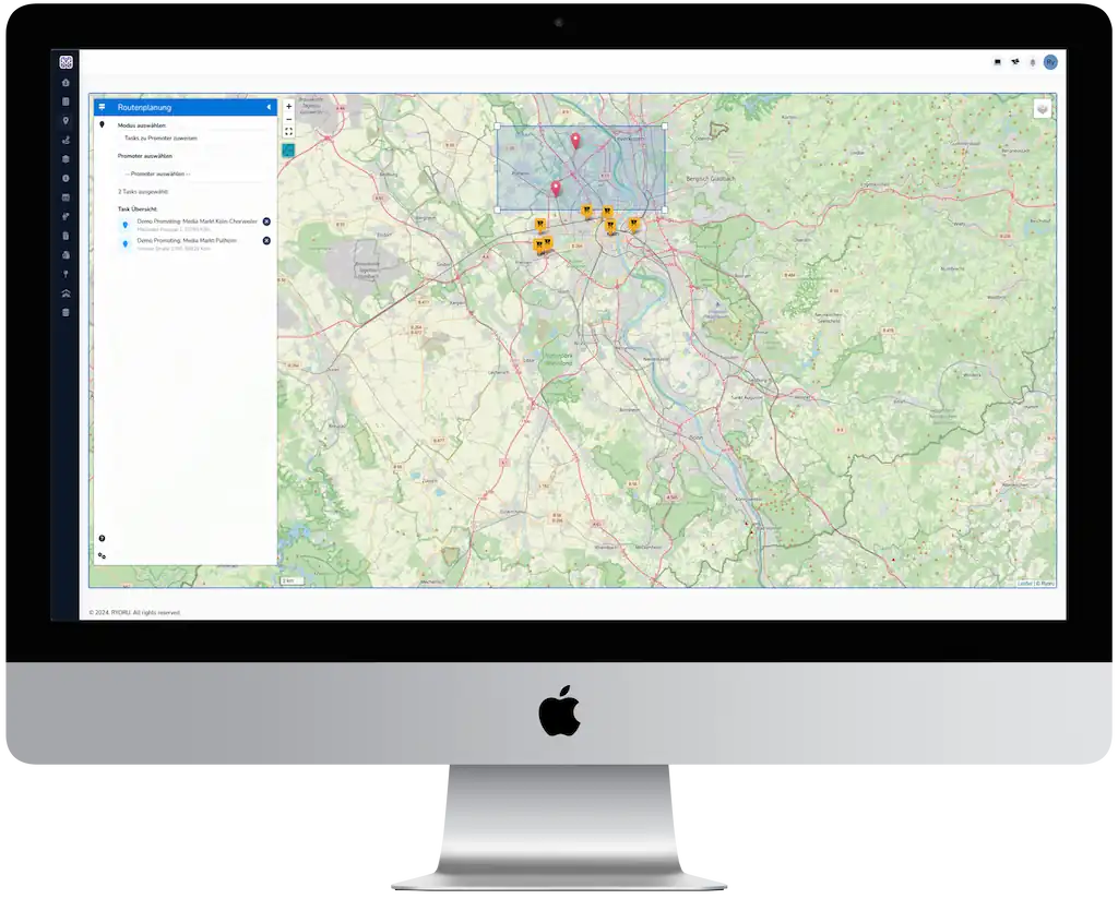 Routenplanung am Rechner